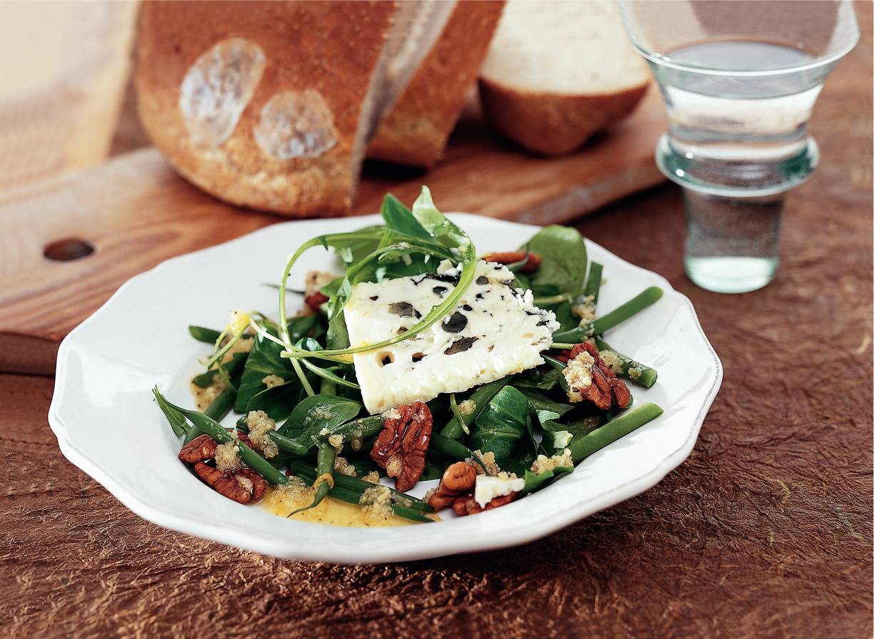 Lunchsalade met roquefort