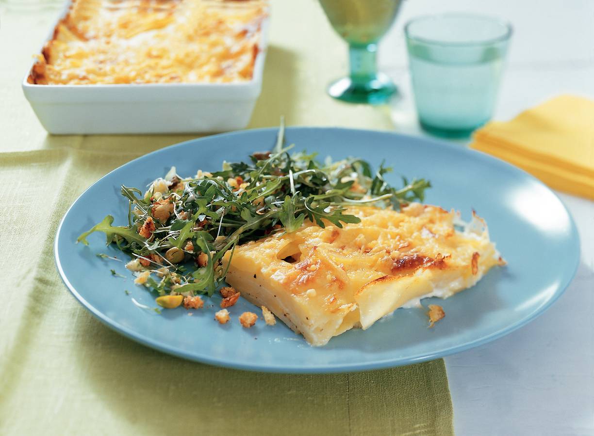 Aardappel-kaastaart