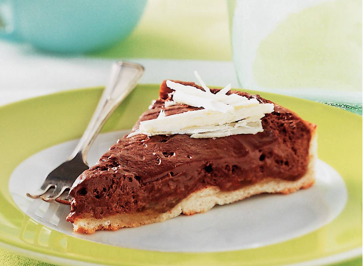 Chocolademoussetaart met sinaasappel