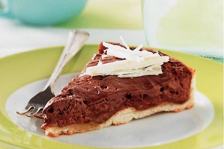 Chocolademoussetaart met sinaasappel