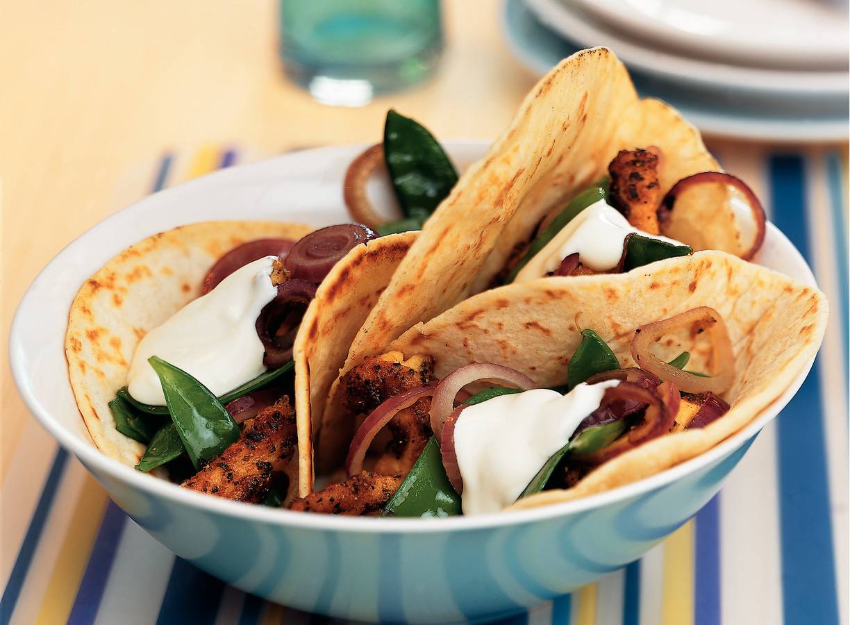 Taco's met Mexicaanse kip