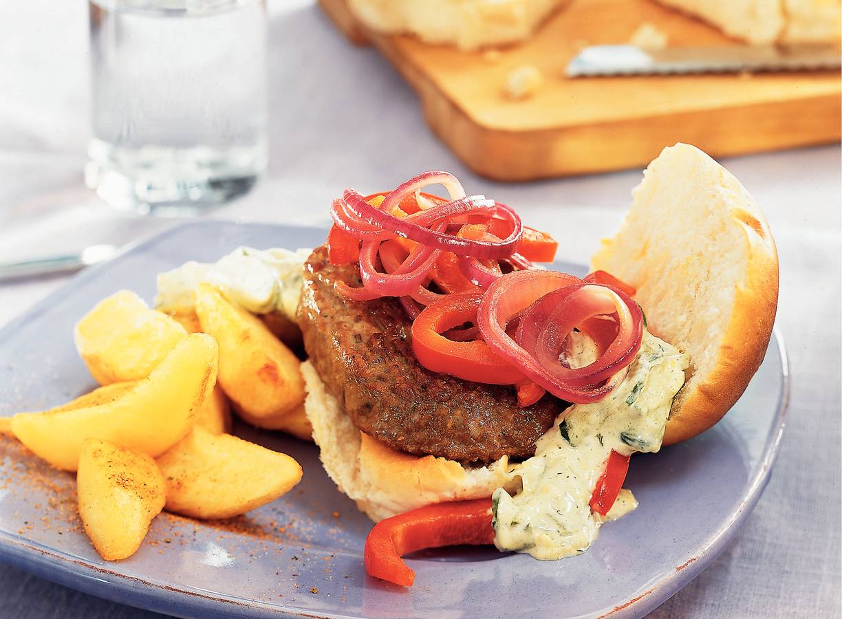 Griekse lamsburgers