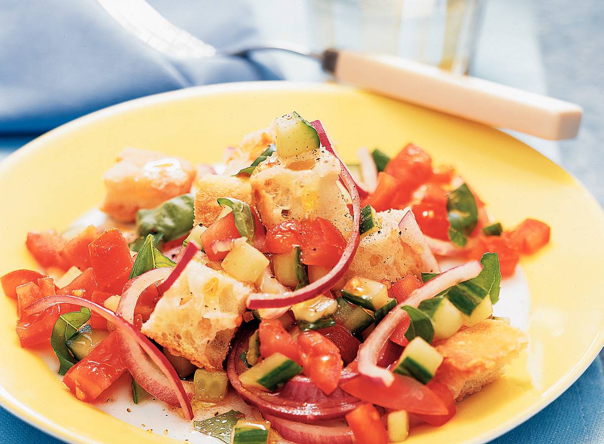 Panzanella (Italiaanse broodsalade)