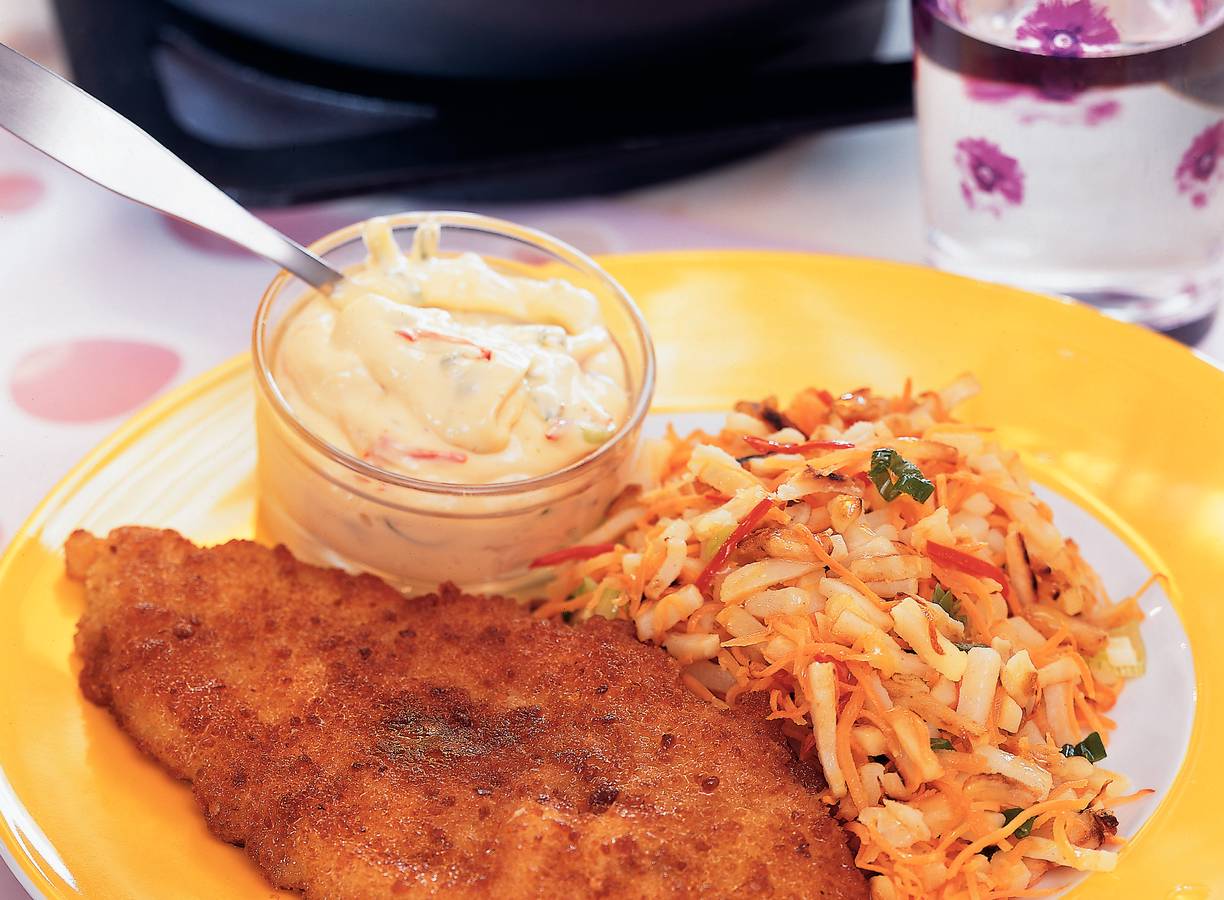 Schol met wortelrösti