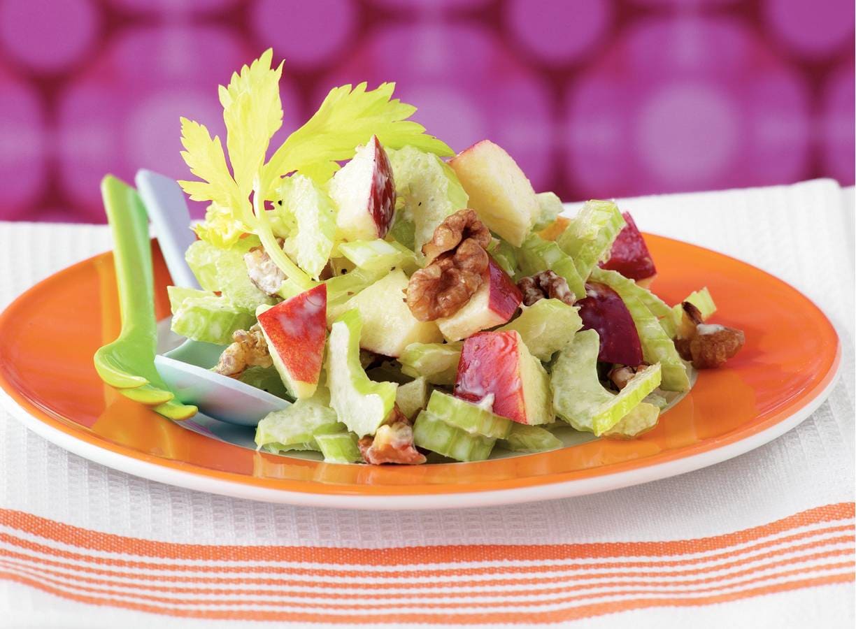 Simpele waldorfsalade
