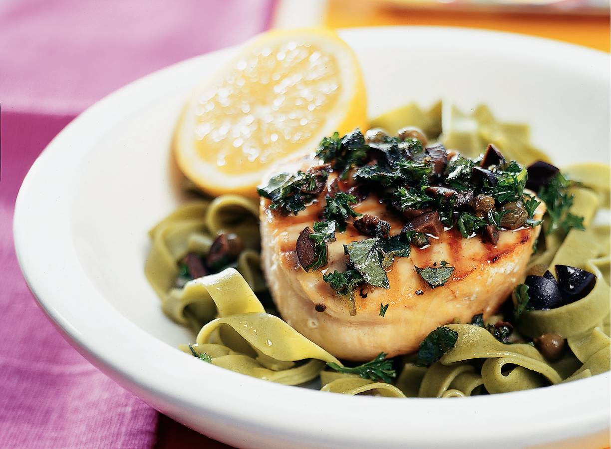 Siciliaanse tonijn met citrusdressing