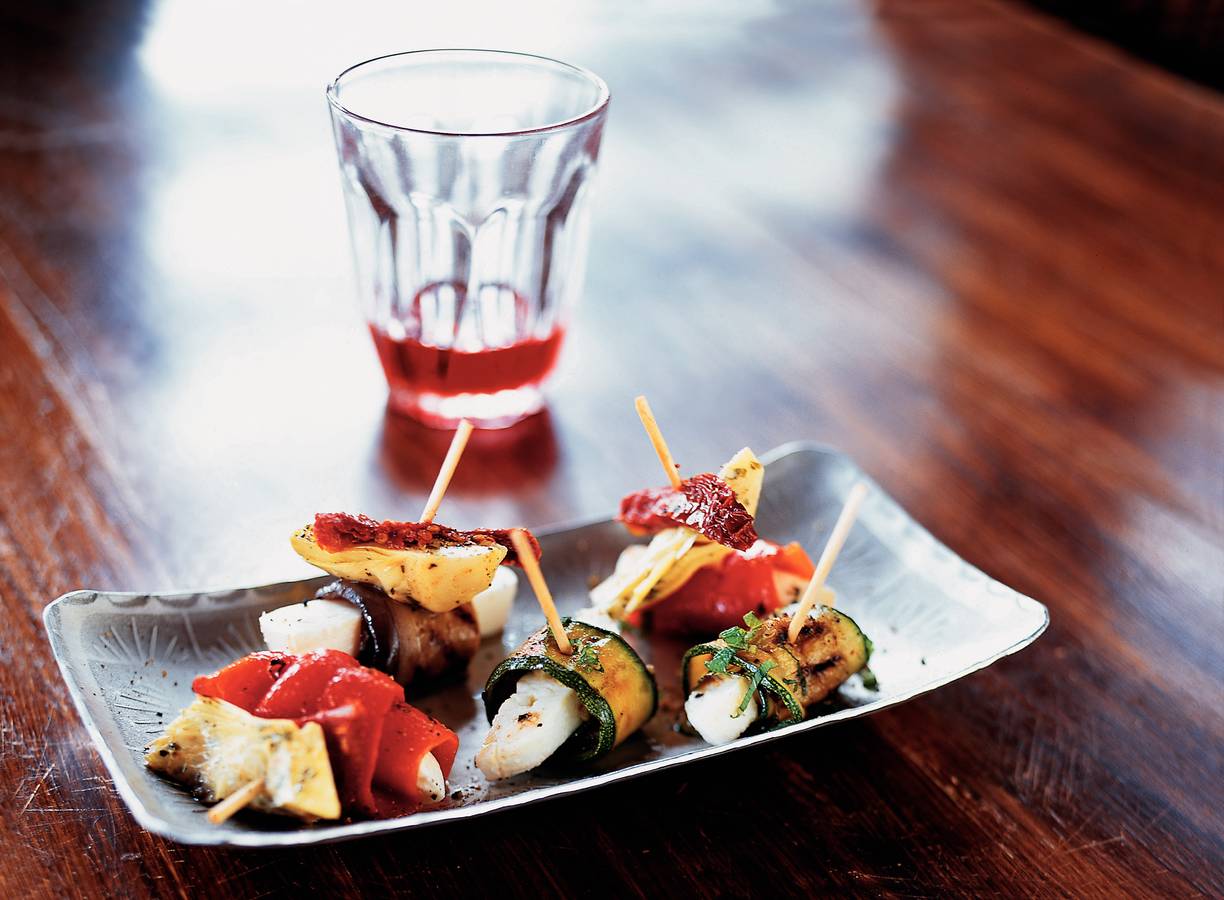 Antipasti groenterolletjes