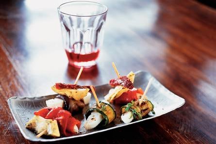 Antipasti groenterolletjes
