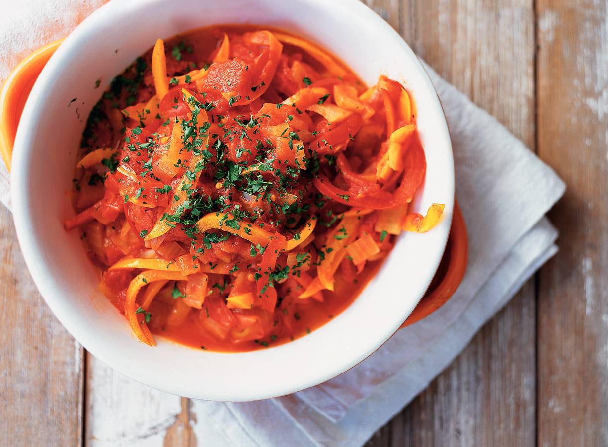 Peperonata (gestoofde paprika)