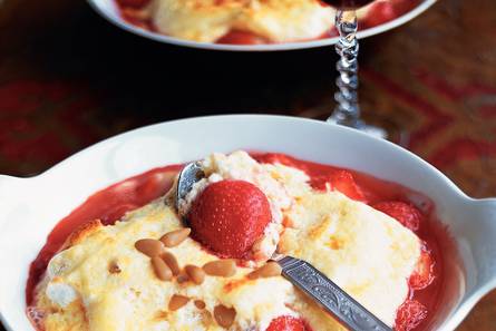 Ricotta-aardbeientoetje