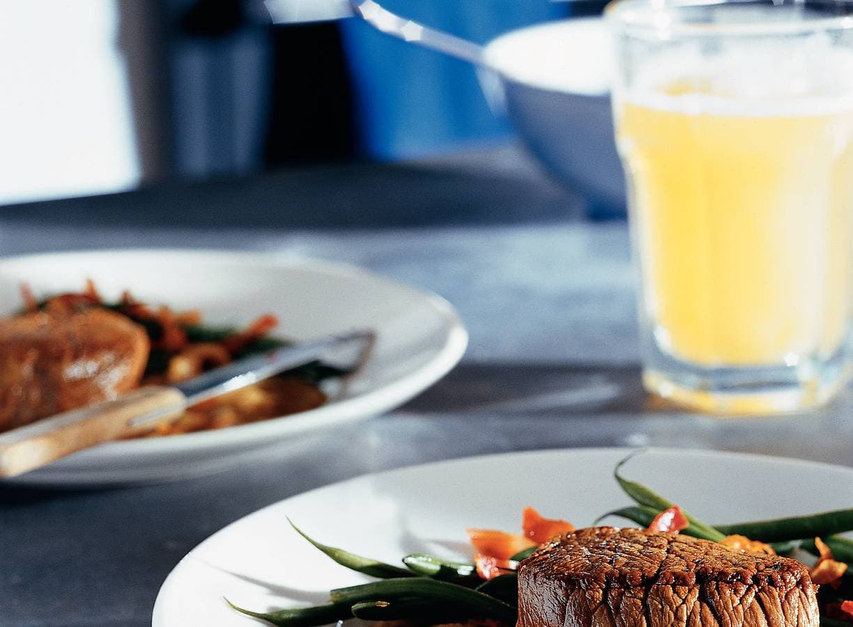 Biefstuk met ajuinsaus
