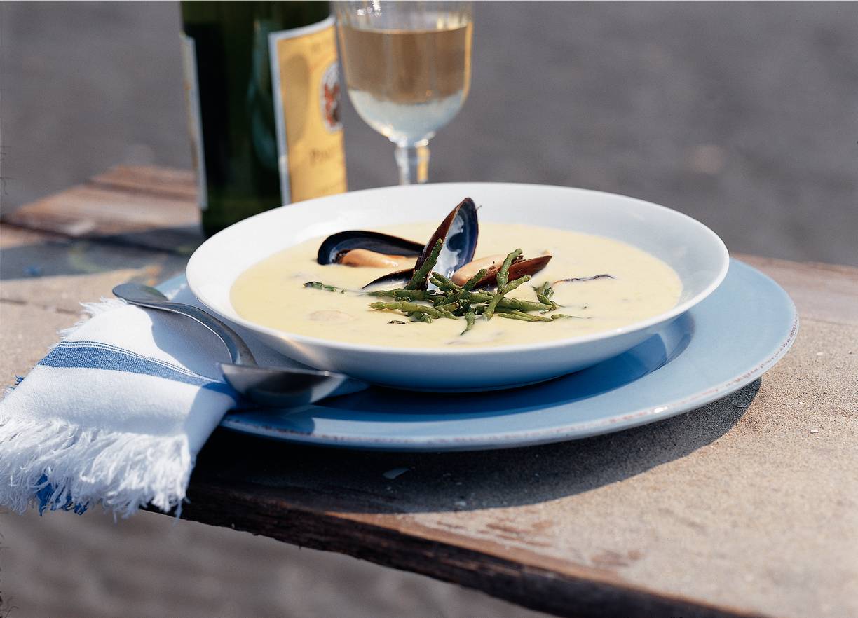 Mossel-saffraansoep