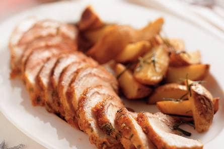 Varkensfilet met tijm-honingmarinade