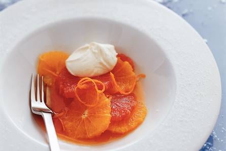 Gemarineerd citrusfruit