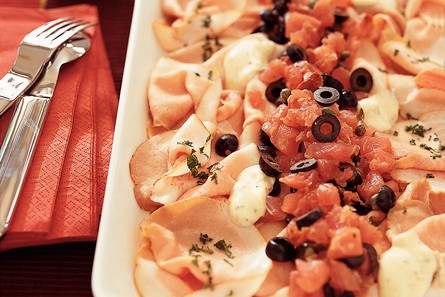 Fricandeau met tonijnsalade en citroenmayonaise
