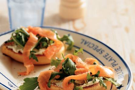 Bagels met zalm