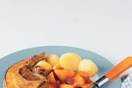 Zoete koolraap met speklapjes