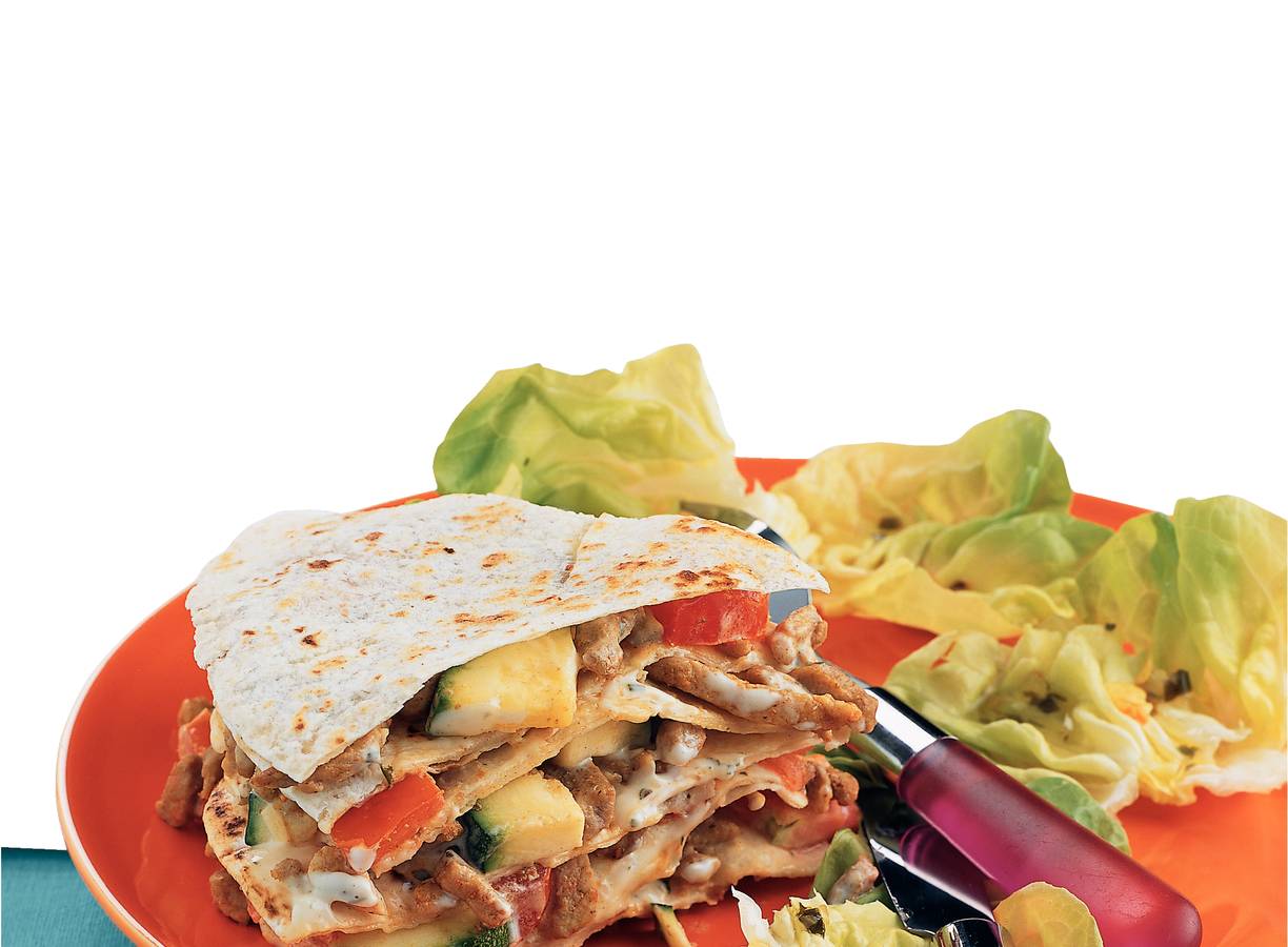 Shoarmataart met tortillawraps