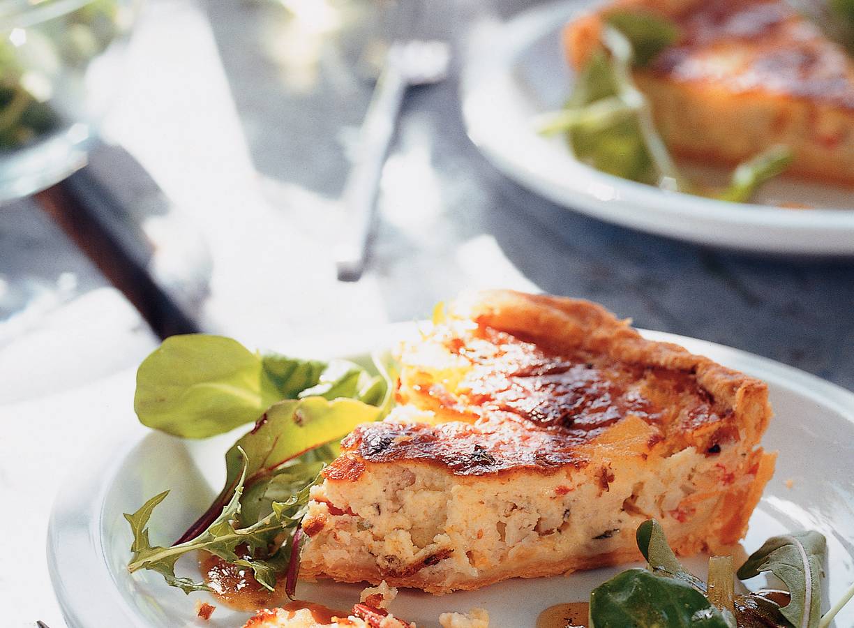 Mediterrane kabeljauwquiche