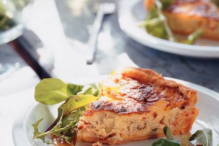 Mediterrane kabeljauwquiche