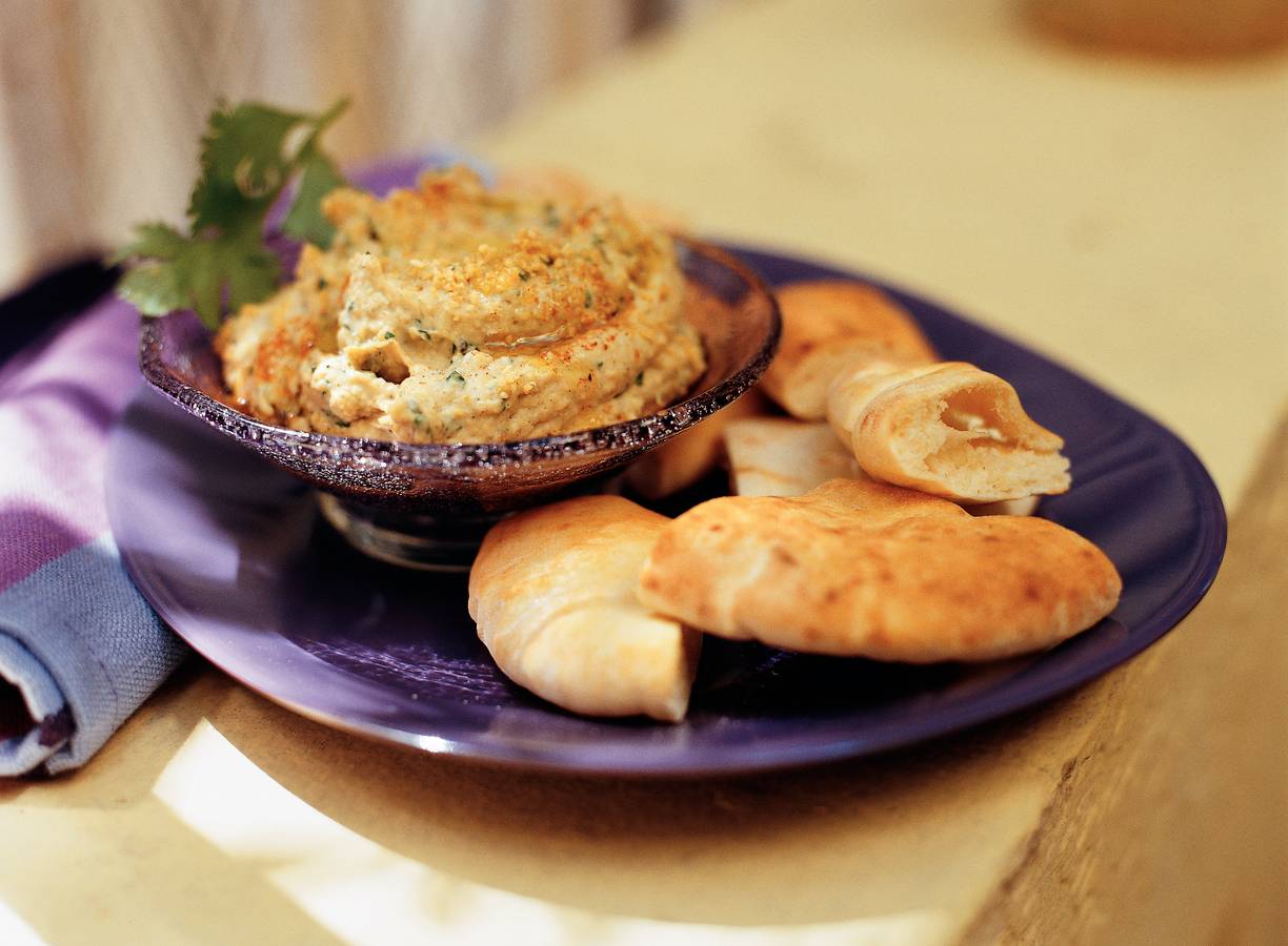 Auberginedip met sesamzaad