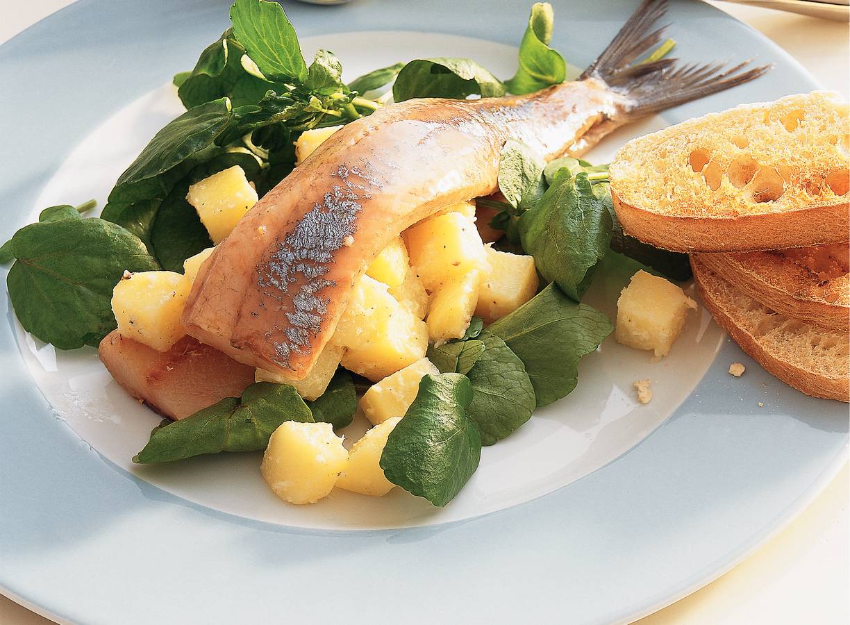 Haring met aardappelsalade