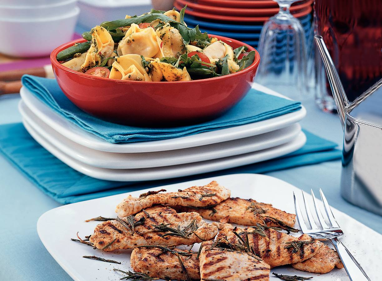 Gegrilde kalkoenfilet met sinaasappelmarinade