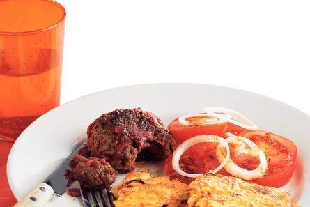 Italiaanse gehaktballen met rösti