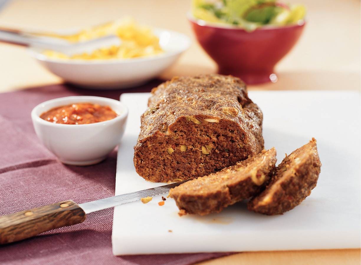 Mediterraan gehaktbrood
