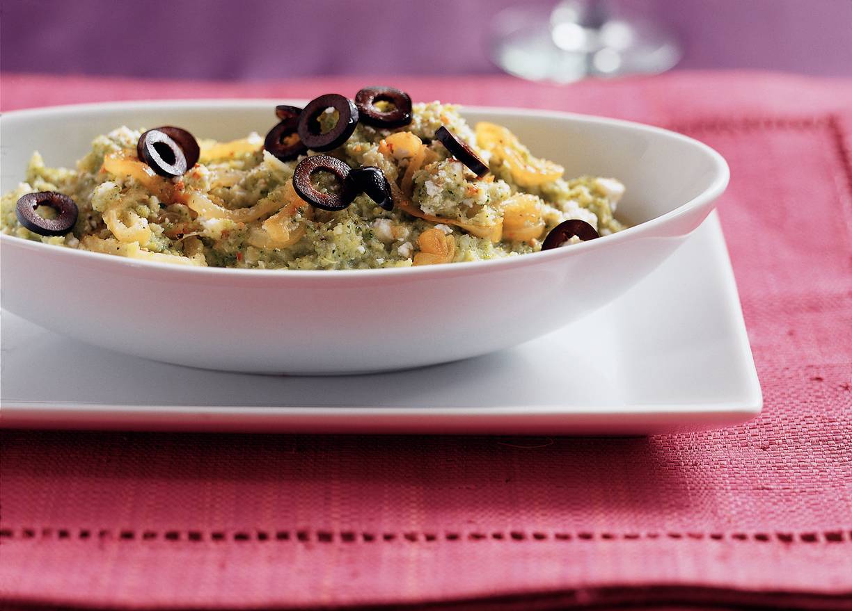 Broccolipuree met knoflook