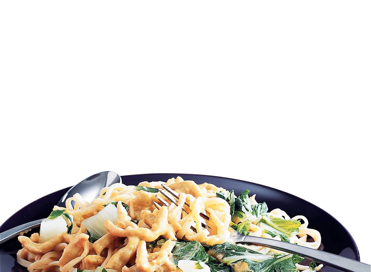 Kalkoencurry met gestoomde groente