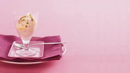 Coupe passievrucht