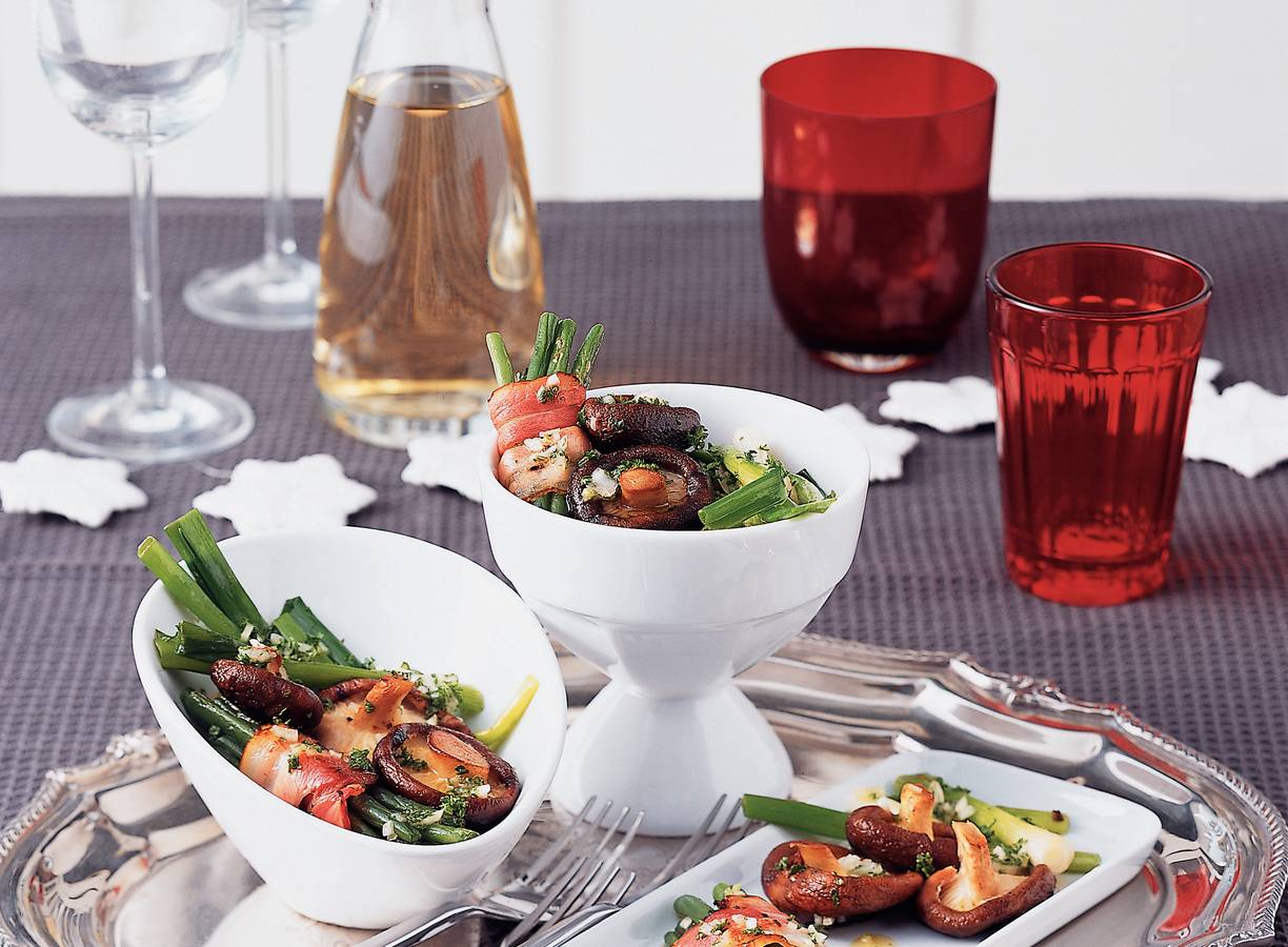 Groentebordje met peterselie-vinaigrette