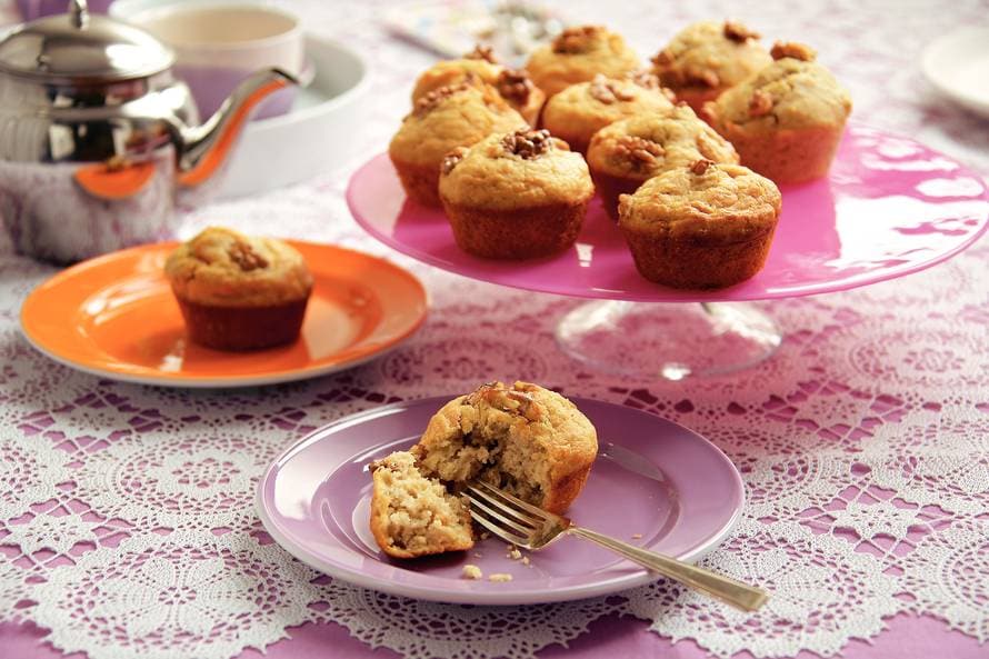 Banaan-honingmuffins