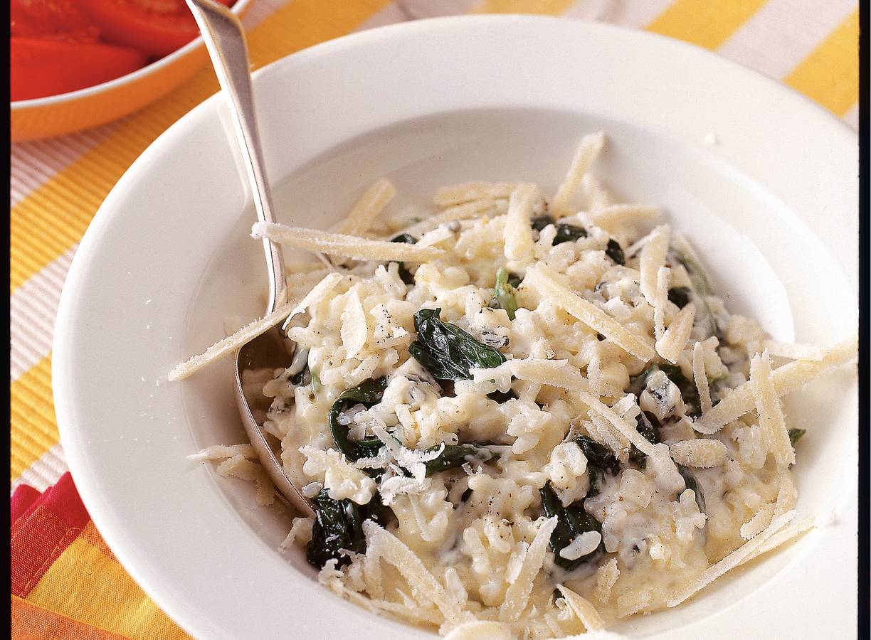 Spinazierisotto met Gorgonzola