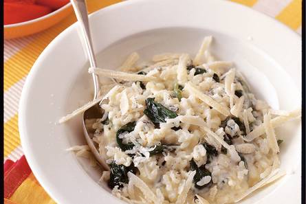 Spinazierisotto met Gorgonzola