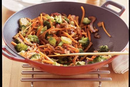 Broccolischotel met shoarmareepjes