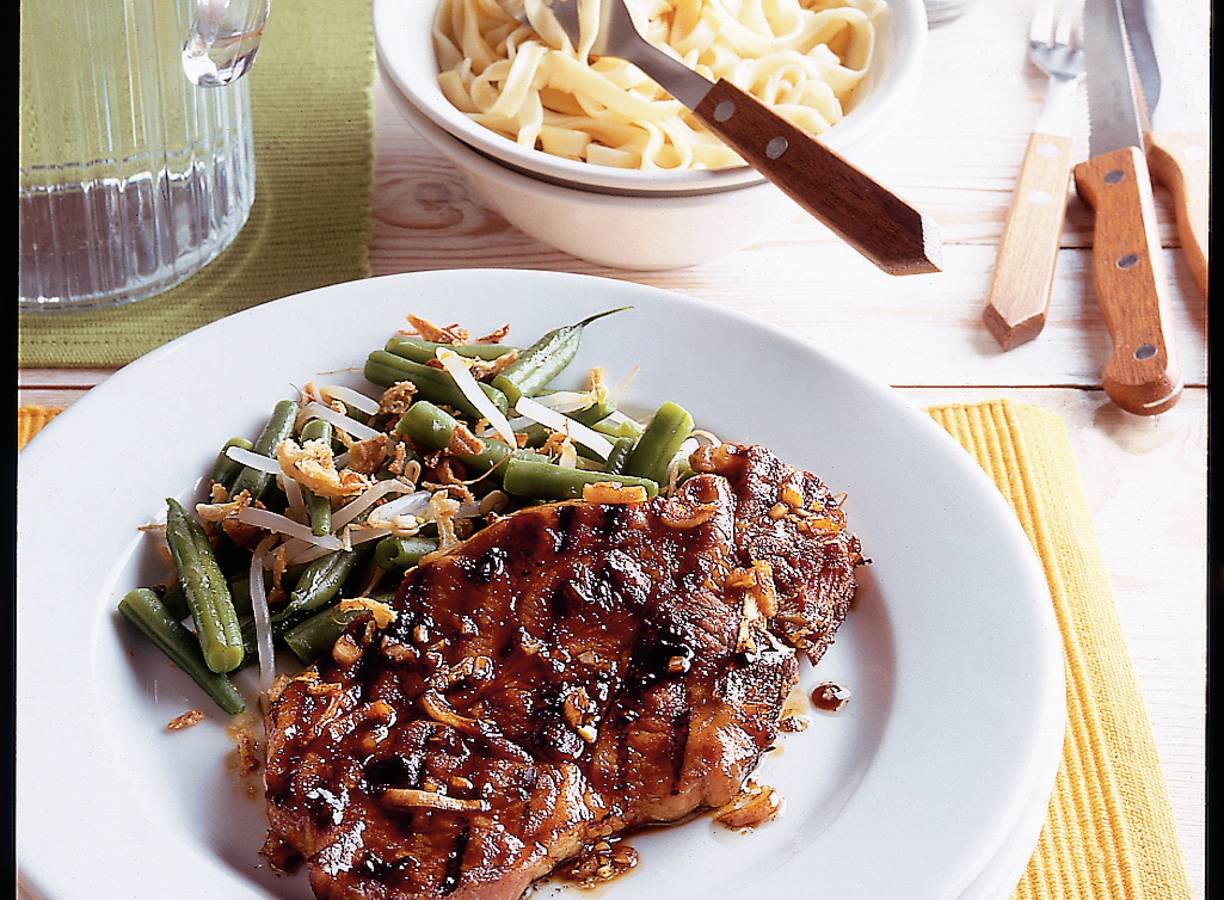 Schouderkarbonade in ketjapmarinade