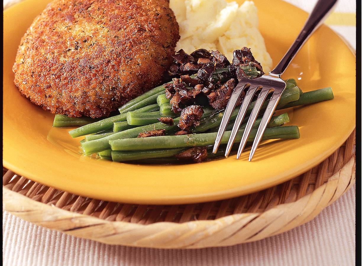 Groenteburgers met haricots verts