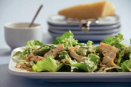 Supersnelle caesarsalade