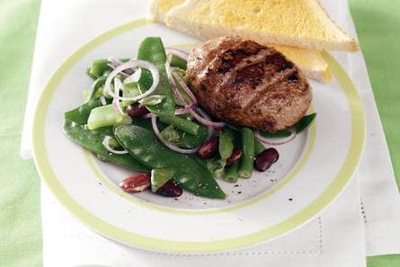 Steak tartaar met gemengde boontjes
