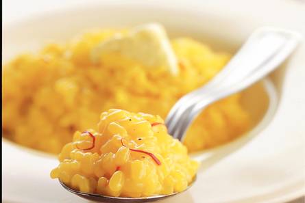 Saffraanrisotto