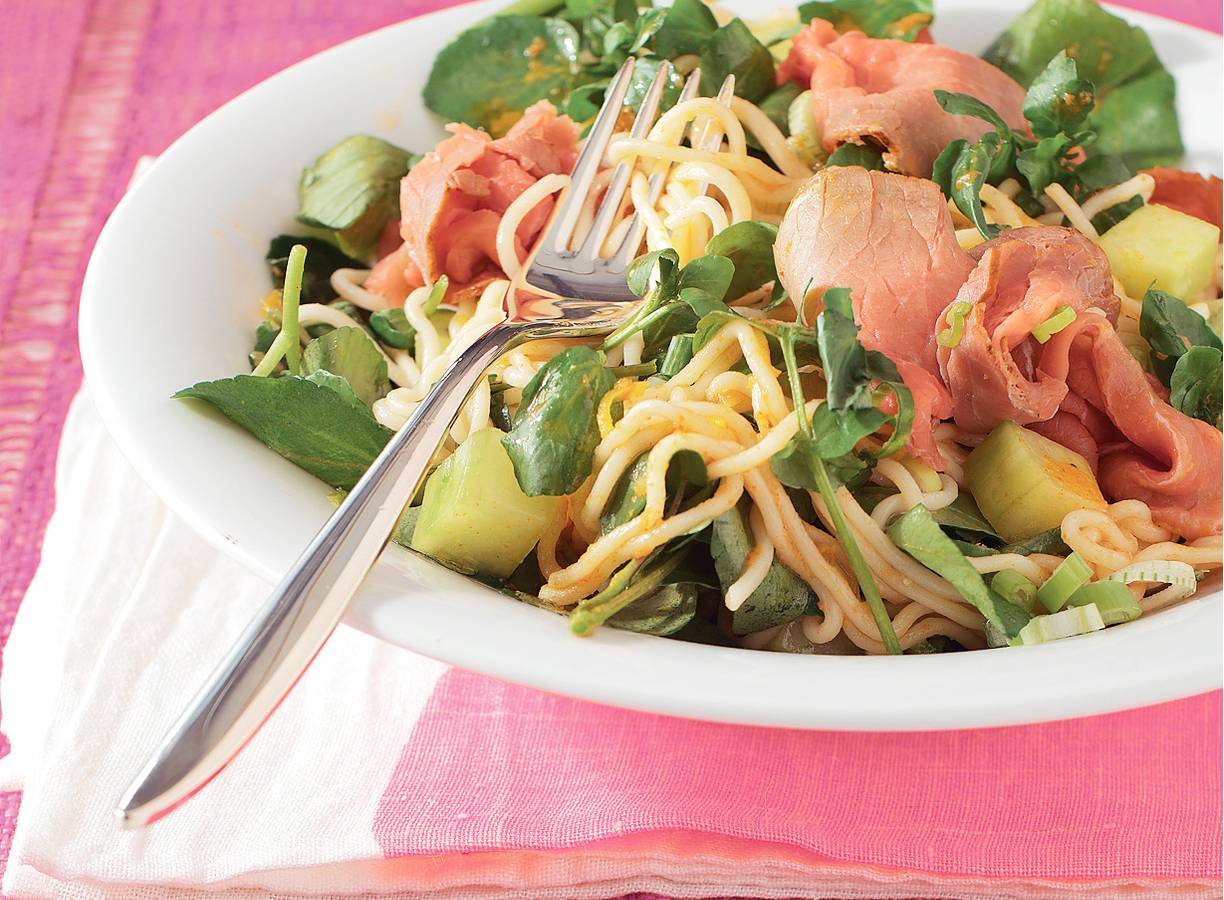 Oosterse noedelsalade