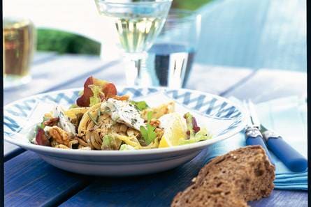 Salade met geroosterde venkel en roquefort