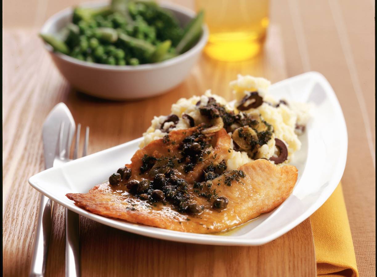 Tilapia met ansjovisboter