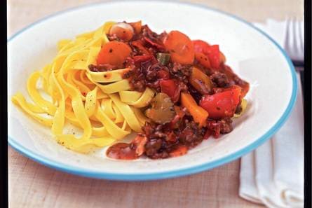 Tagliatelle met chiantisaus