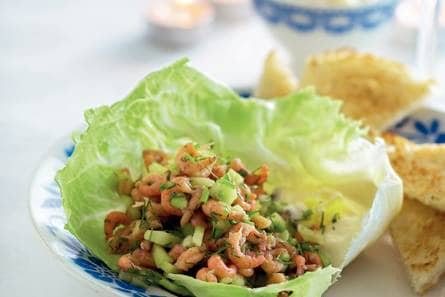 Garnalensalade met citroenmayonaise