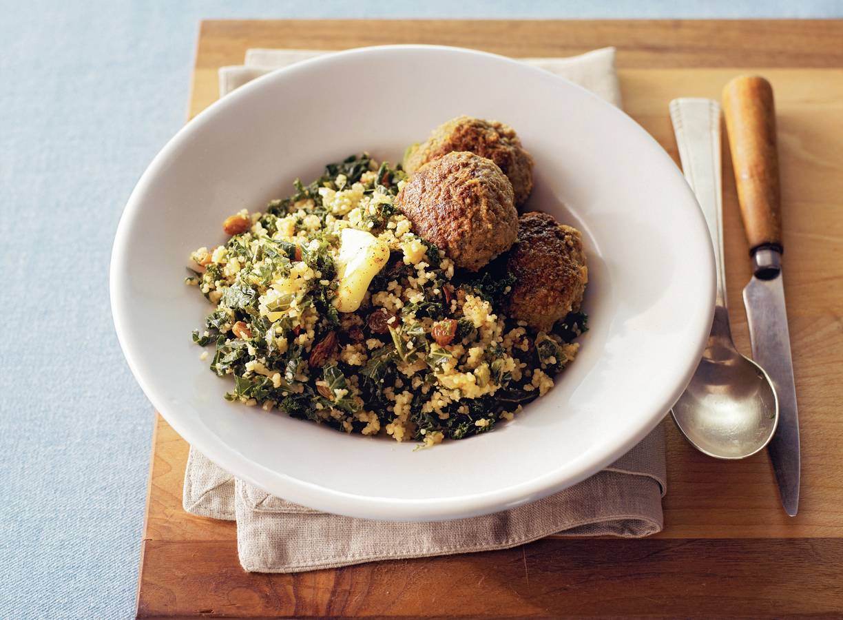Couscous met boerenkool