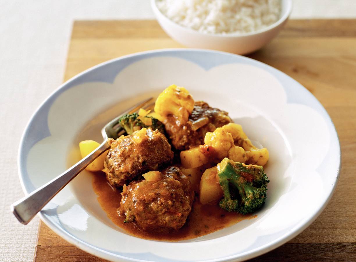 Gehakt-groentecurry