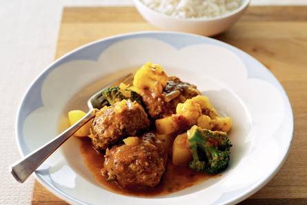 Gehakt-groentecurry